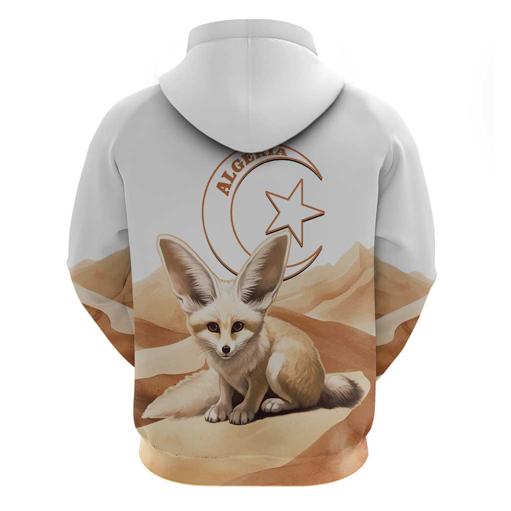Fennec Fox Algeria Hoodie Algerian Sahara LT14