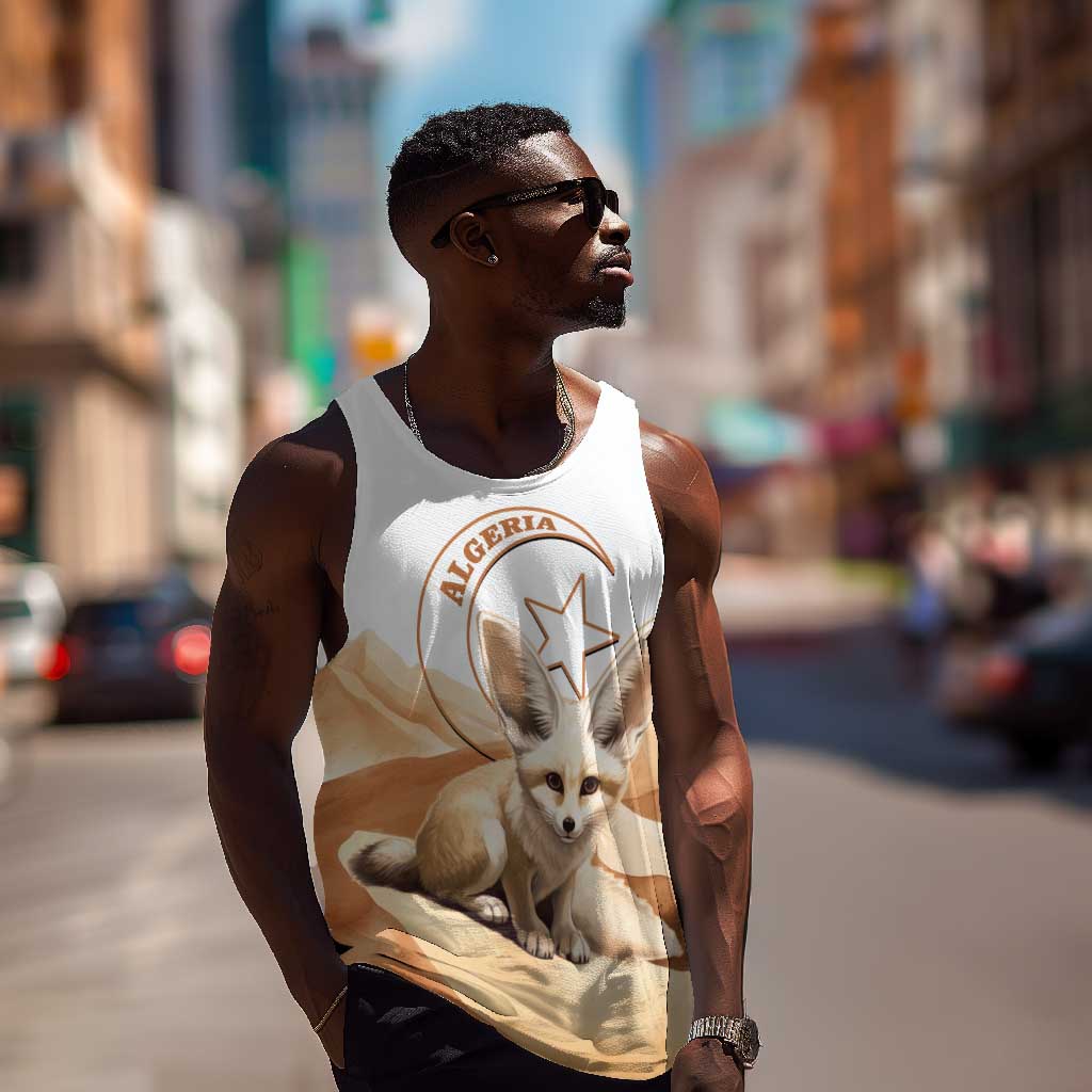 Afro Algeria Fennec Fox Men Tank Top Algerian Sahara Vulpes zerda LT14