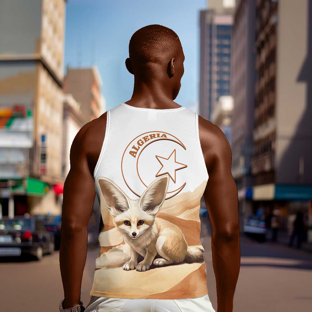 Afro Algeria Fennec Fox Men Tank Top Algerian Sahara Vulpes zerda LT14