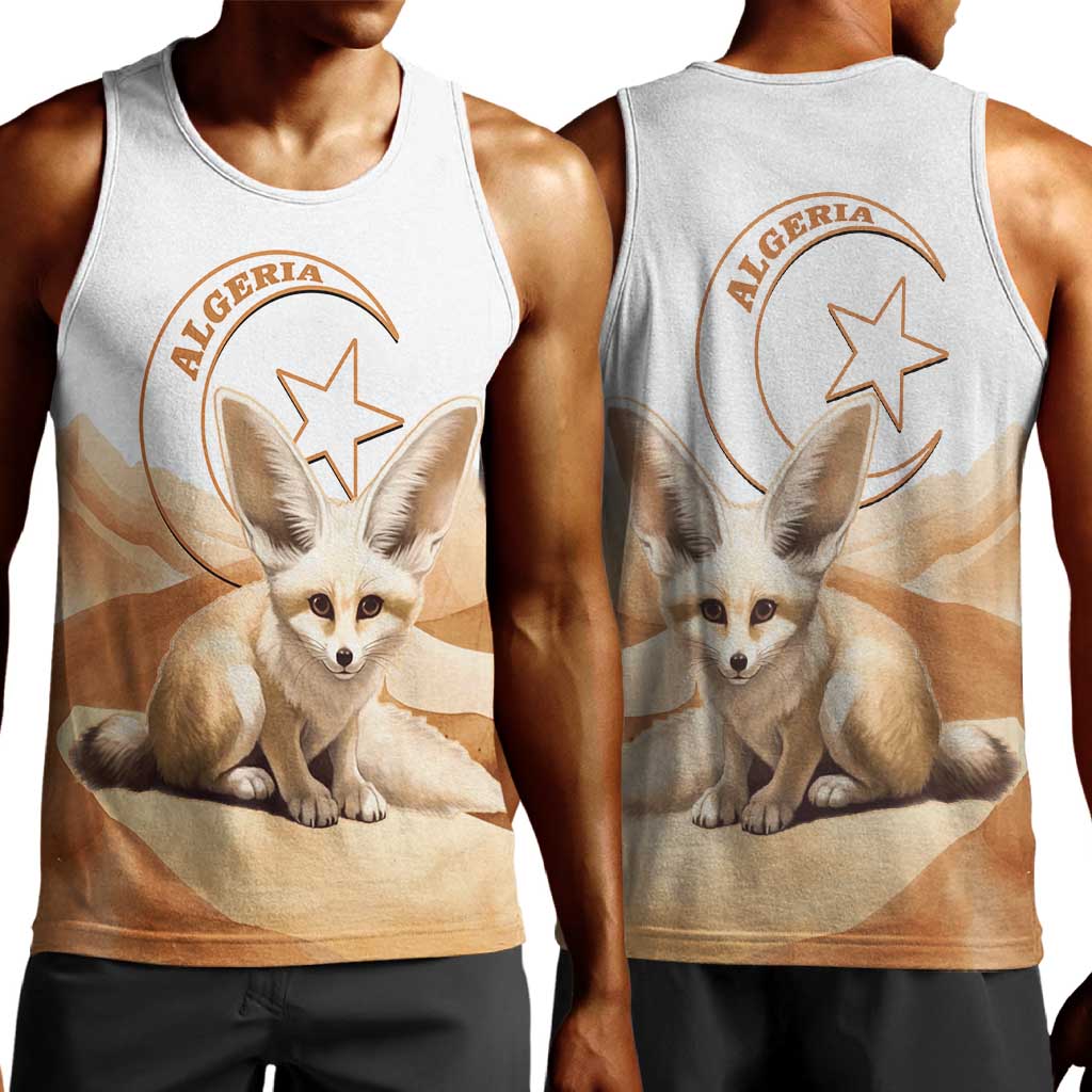 Afro Algeria Fennec Fox Men Tank Top Algerian Sahara Vulpes zerda LT14