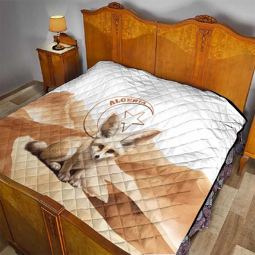 Afro Algeria Fennec Fox Quilt Algerian Sahara Vulpes zerda LT14