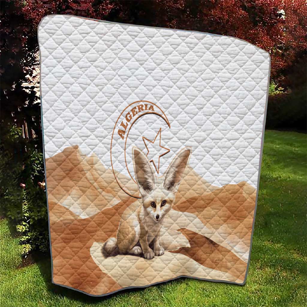 Afro Algeria Fennec Fox Quilt Algerian Sahara Vulpes zerda LT14