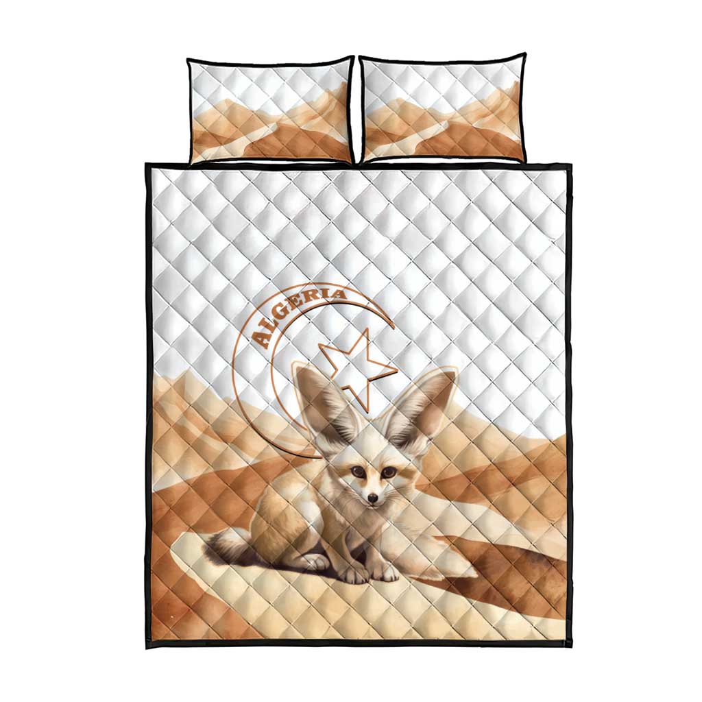 Afro Algeria Fennec Fox Quilt Bed Set Algerian Sahara Vulpes zerda LT14