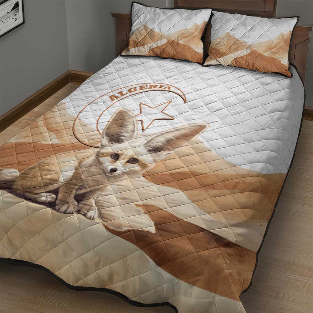 Afro Algeria Fennec Fox Quilt Bed Set Algerian Sahara Vulpes zerda LT14