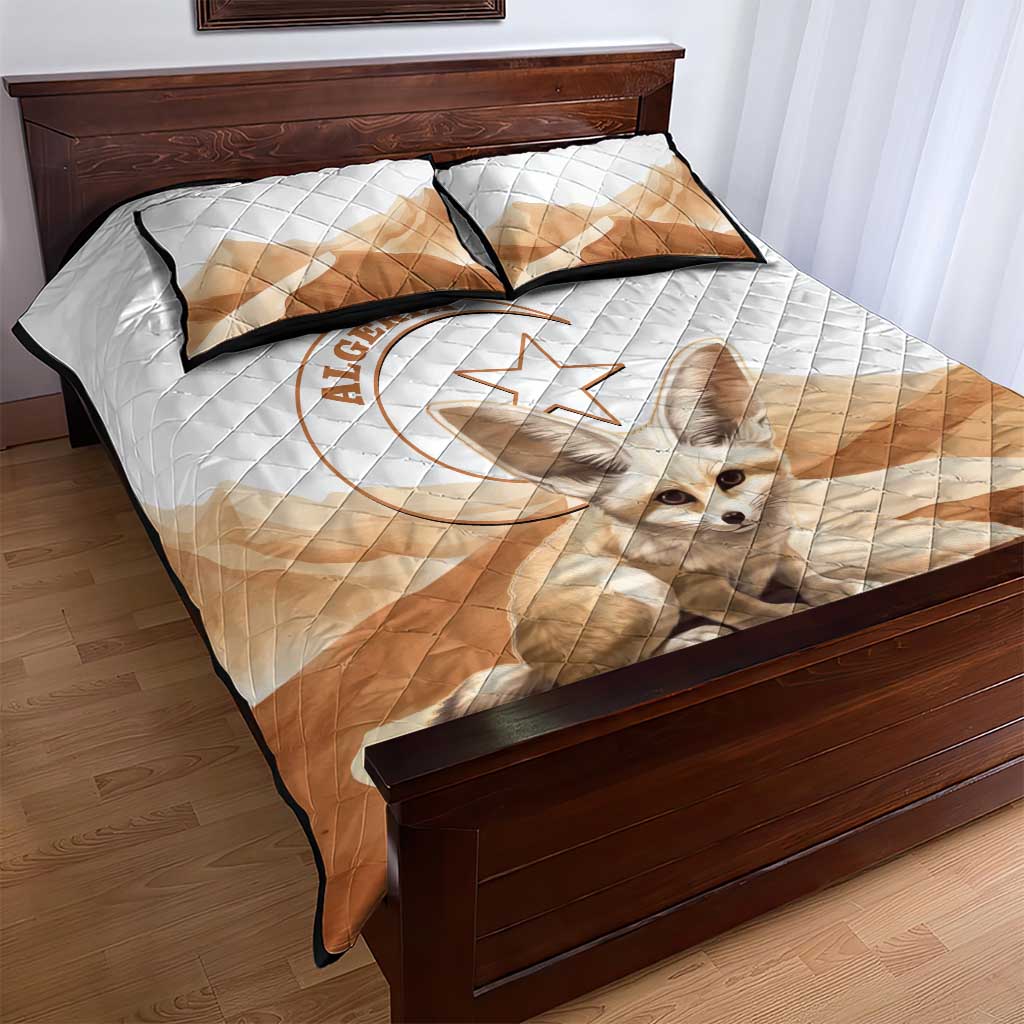 Afro Algeria Fennec Fox Quilt Bed Set Algerian Sahara Vulpes zerda LT14