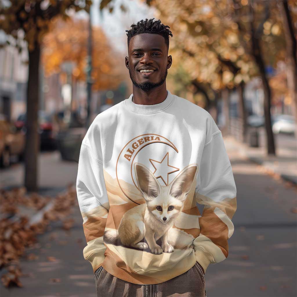Afro Algeria Fennec Fox Sweatshirt Algerian Sahara Vulpes zerda LT14