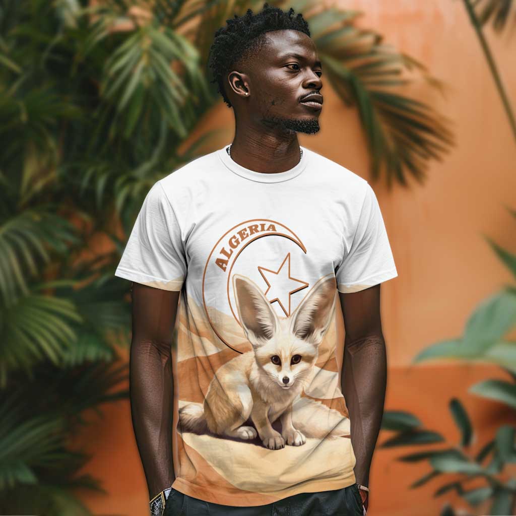 Afro Algeria Fennec Fox T shirt Algerian Sahara Vulpes zerda LT14