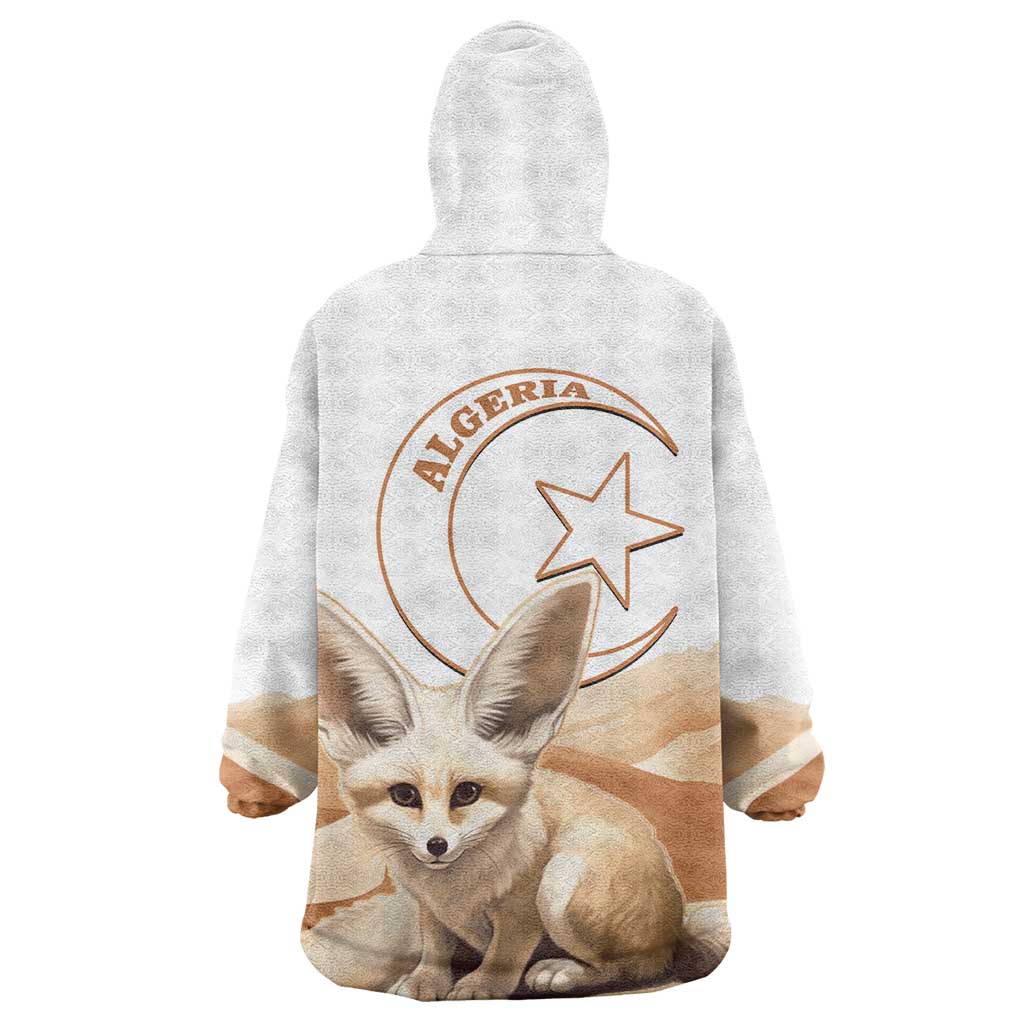 Afro Algeria Fennec Fox Wearable Blanket Hoodie Algerian Sahara Vulpes zerda LT14