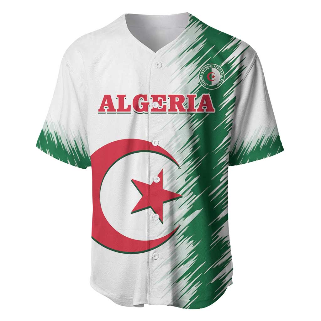 Custom Algeria Football Baseball Jersey Go The Greens LT14
