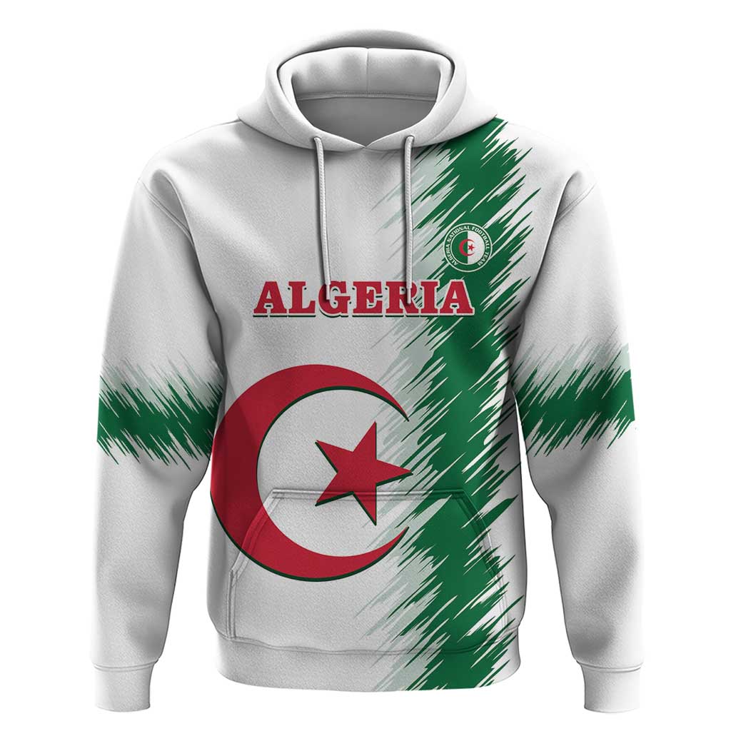 Custom Algeria Football Hoodie Go The Greens LT14