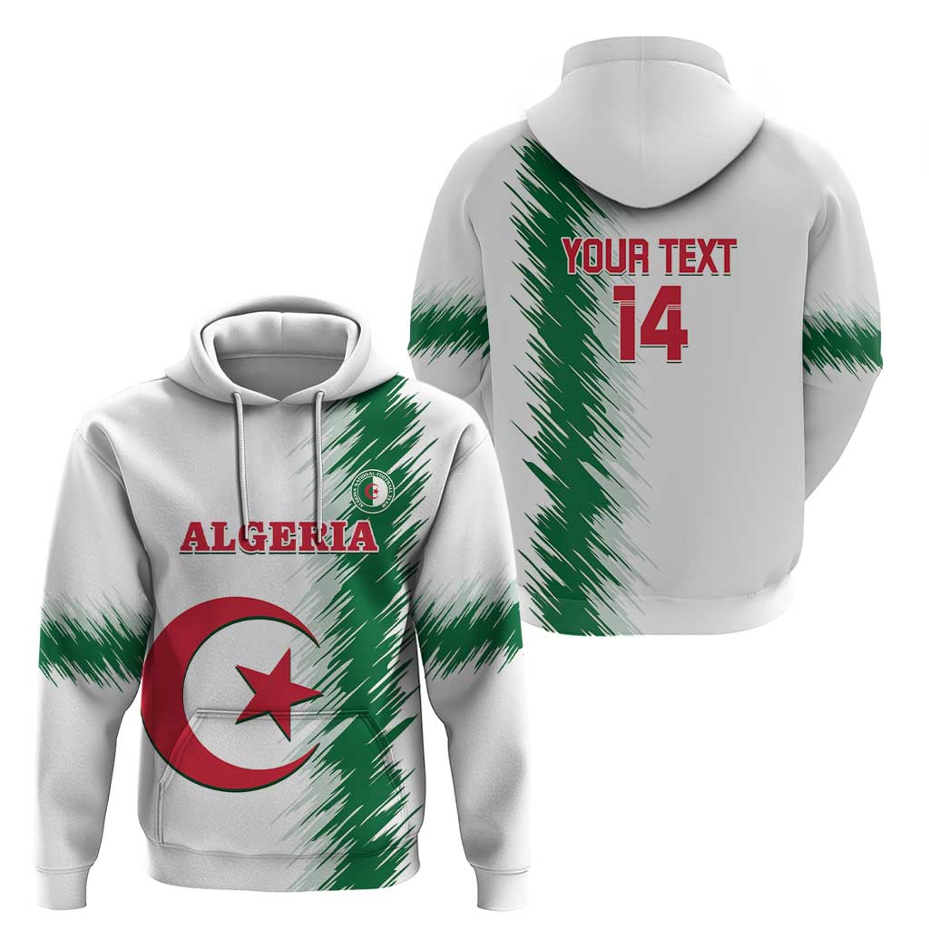 Custom Algeria Football Hoodie Go The Greens LT14