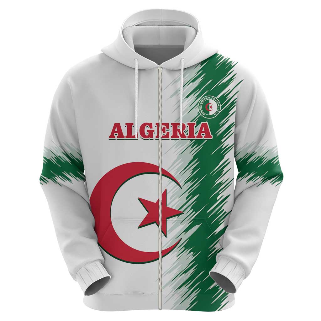 Custom Algeria Football Hoodie Go The Greens LT14