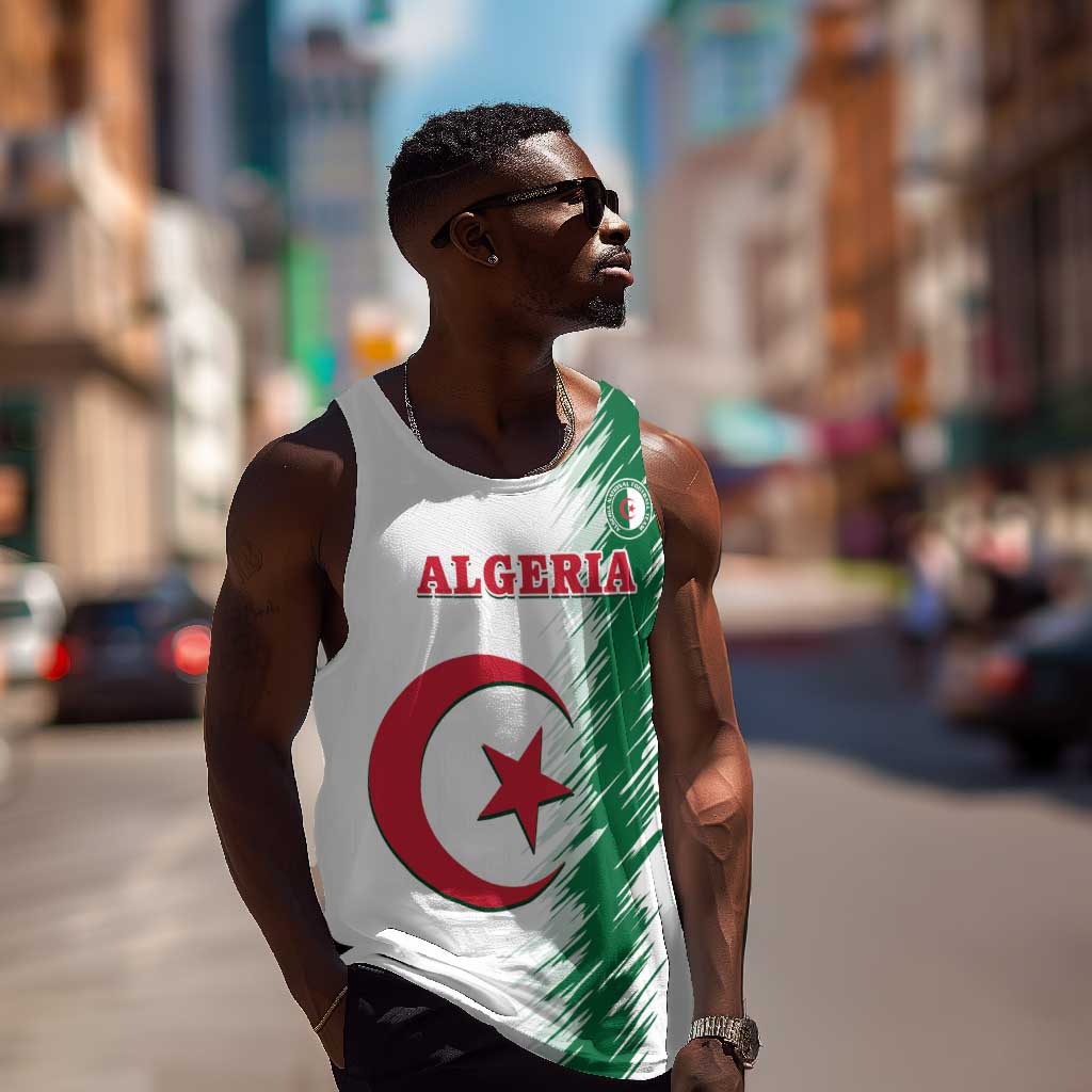 Custom Algeria Football Men Tank Top Go The Greens LT14