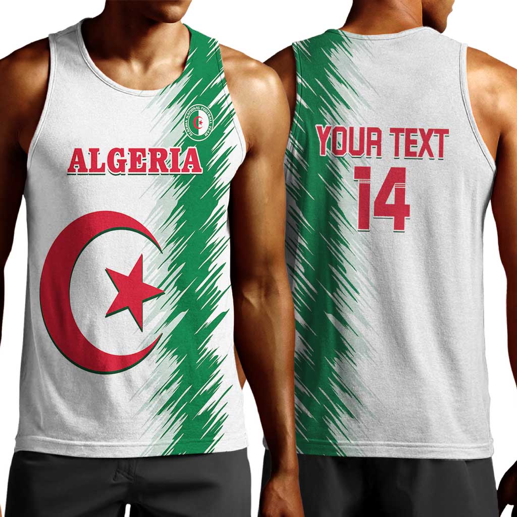 Custom Algeria Football Men Tank Top Go The Greens LT14