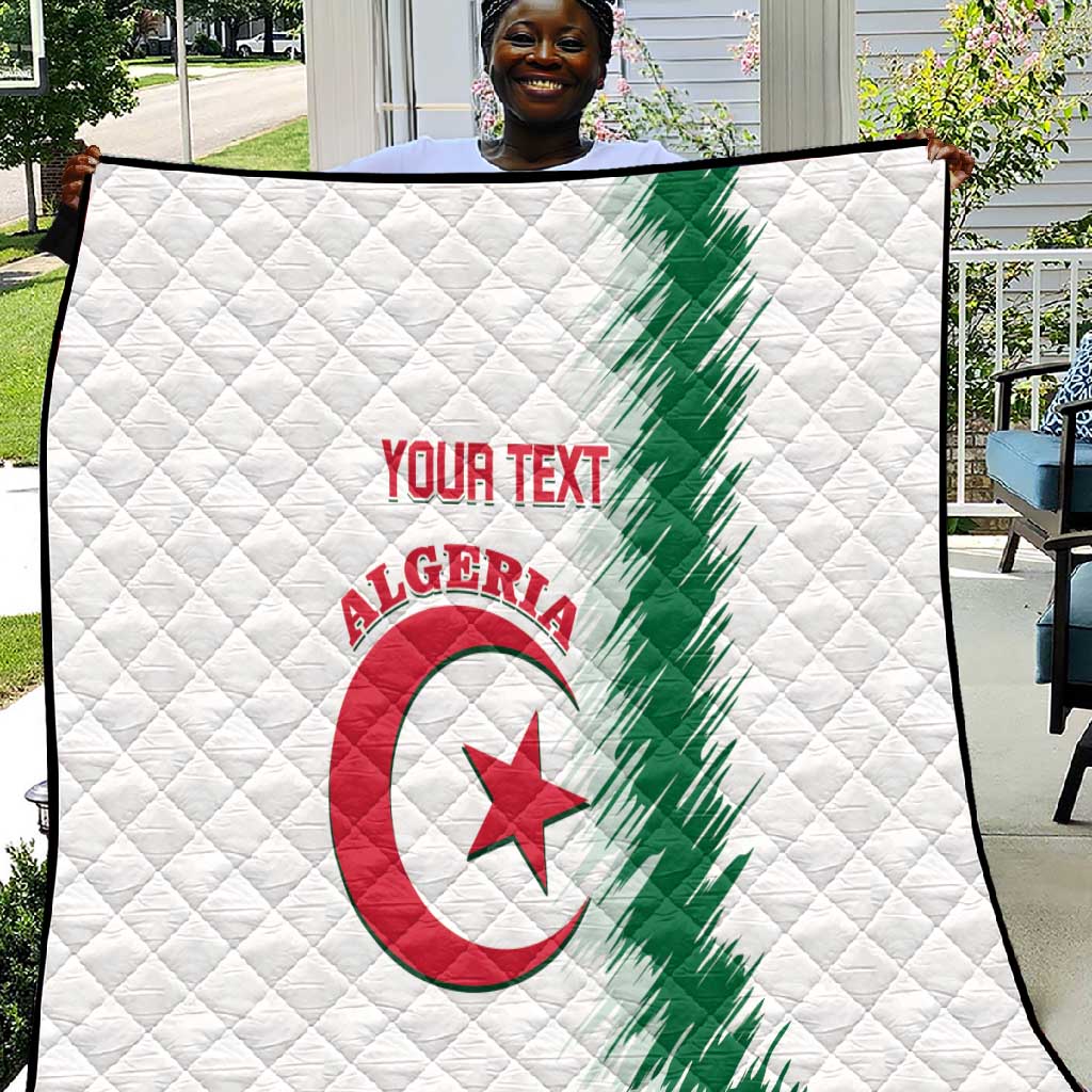 Custom Algeria Football Quilt Go The Greens LT14