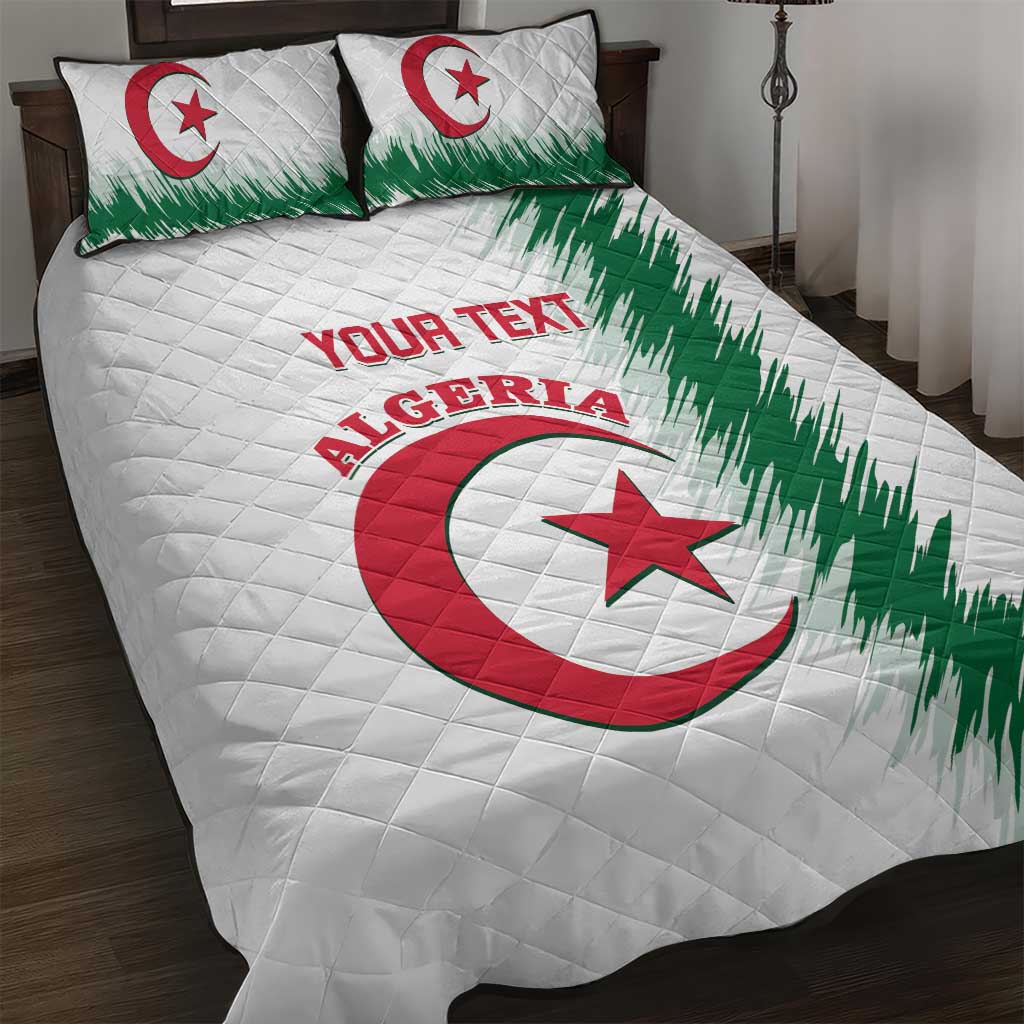 Custom Algeria Football Quilt Bed Set Go The Greens LT14