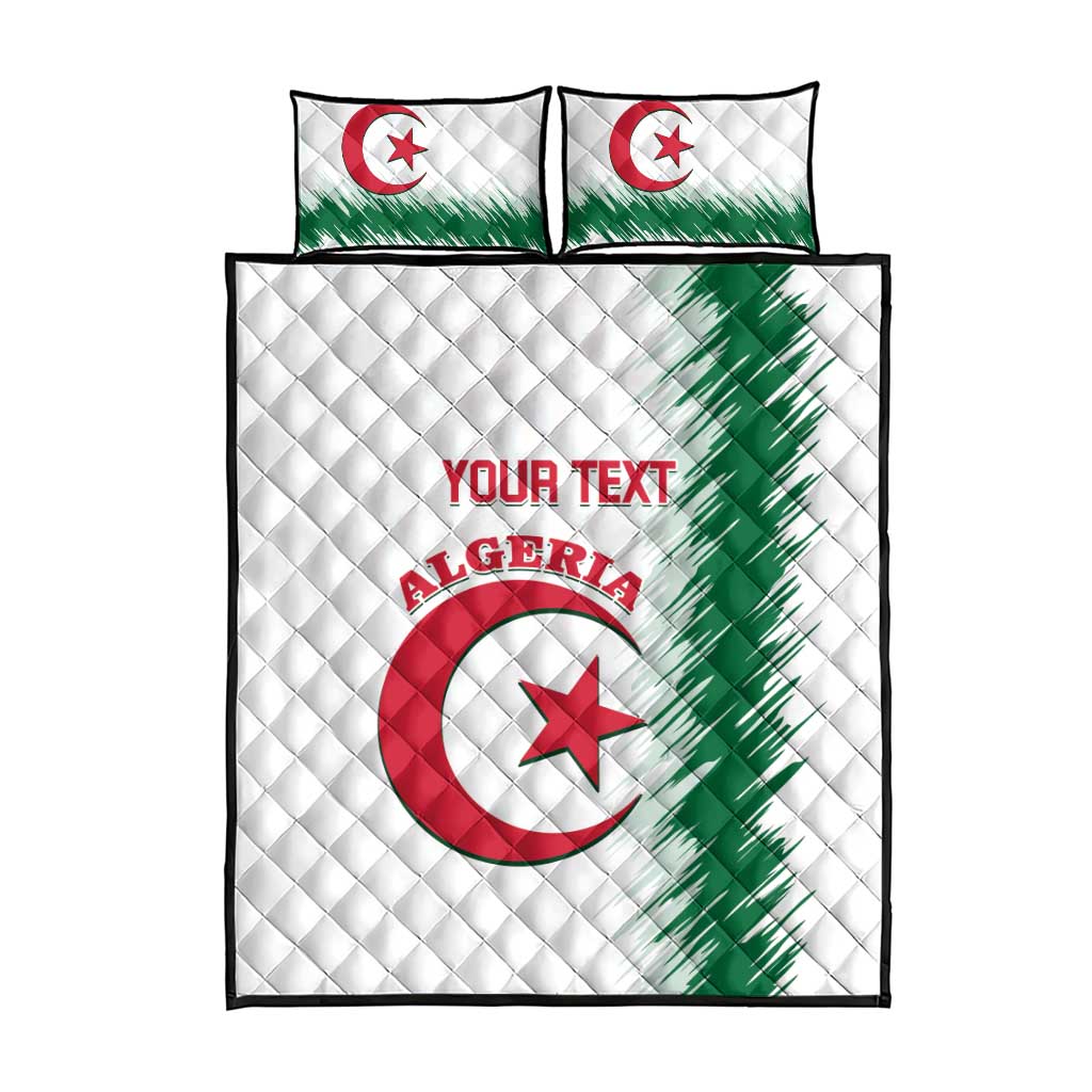 Custom Algeria Football Quilt Bed Set Go The Greens LT14