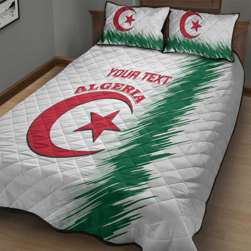 Custom Algeria Football Quilt Bed Set Go The Greens LT14