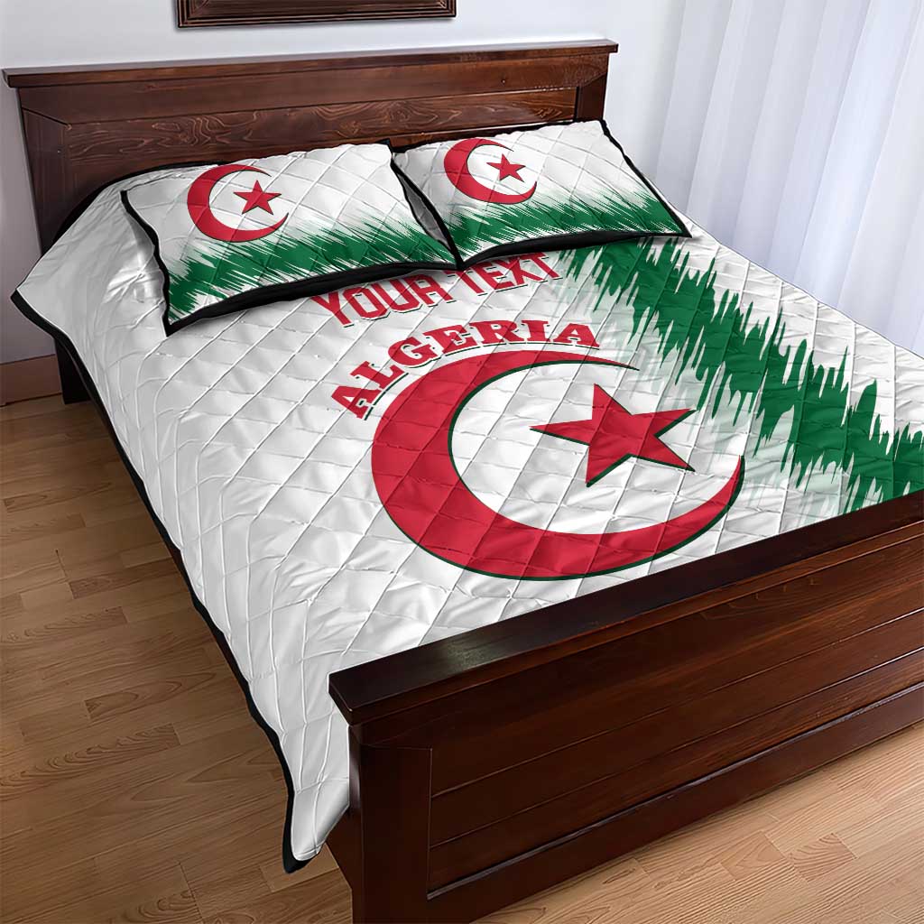 Custom Algeria Football Quilt Bed Set Go The Greens LT14