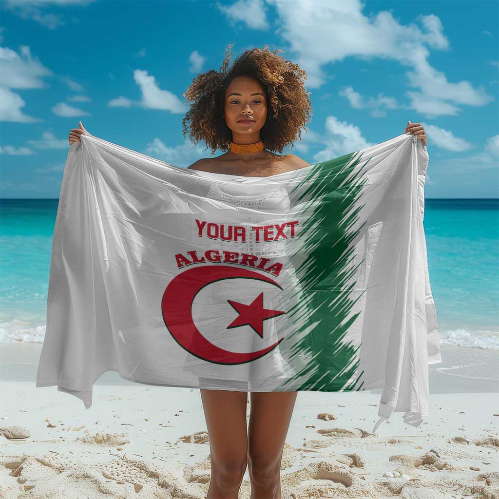 Custom Algeria Football Sarong Go The Greens LT14