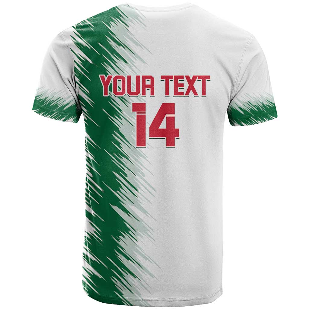 Custom Algeria Football T shirt Go The Greens LT14