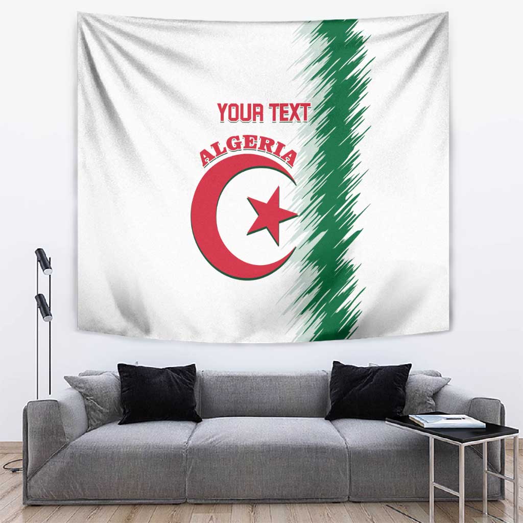 Custom Algeria Football Tapestry Go The Greens LT14