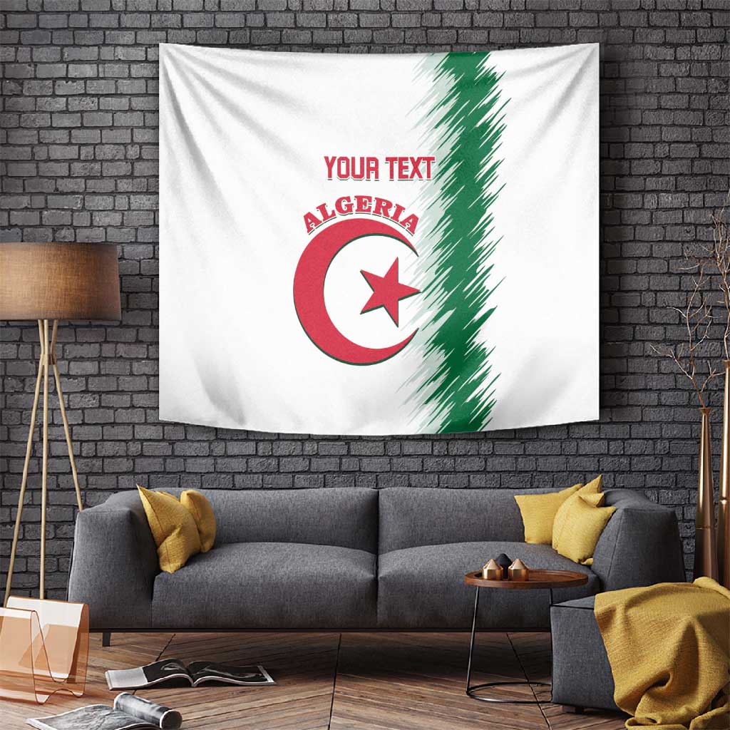 Custom Algeria Football Tapestry Go The Greens LT14