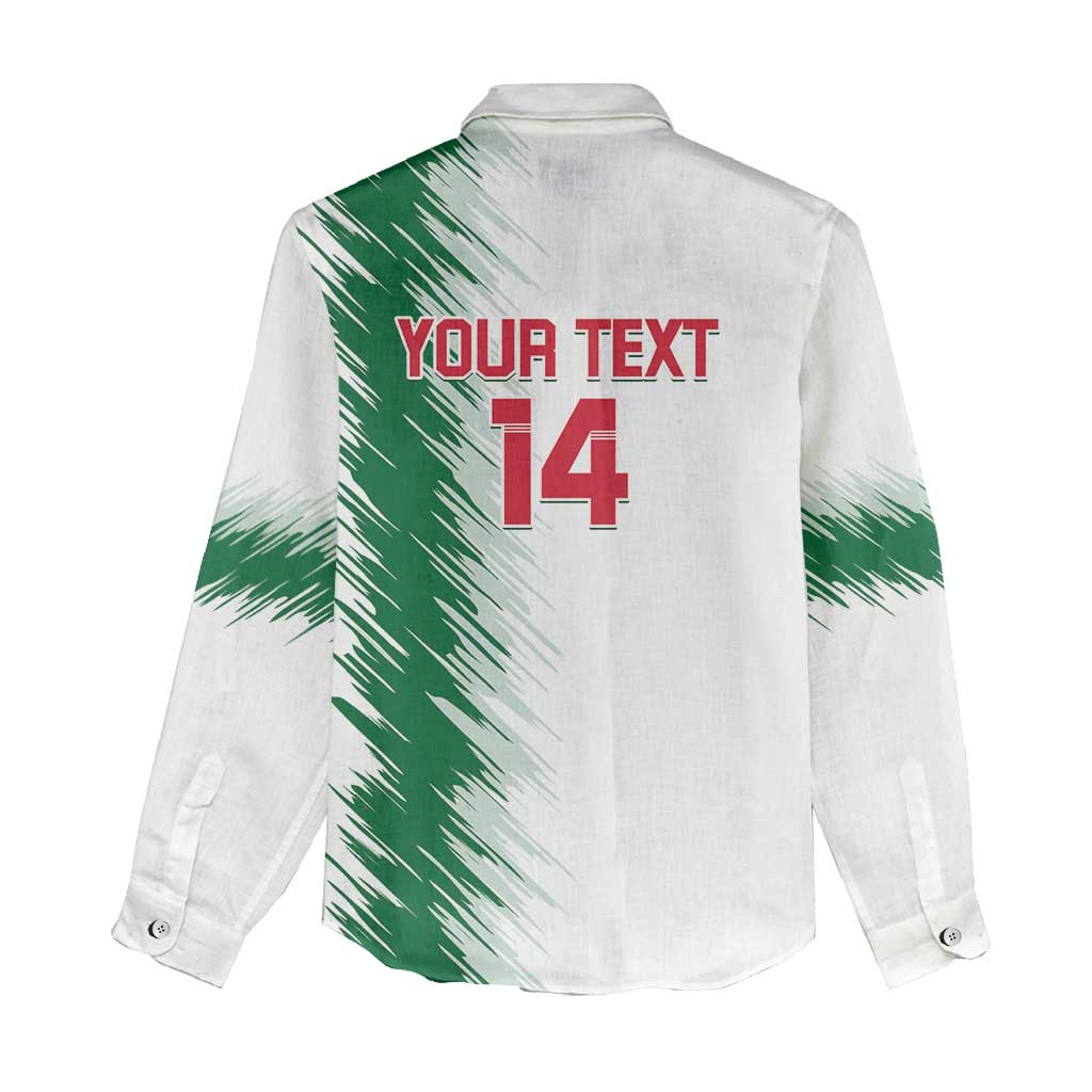 Custom Algeria Football Women Casual Shirt Go The Greens LT14