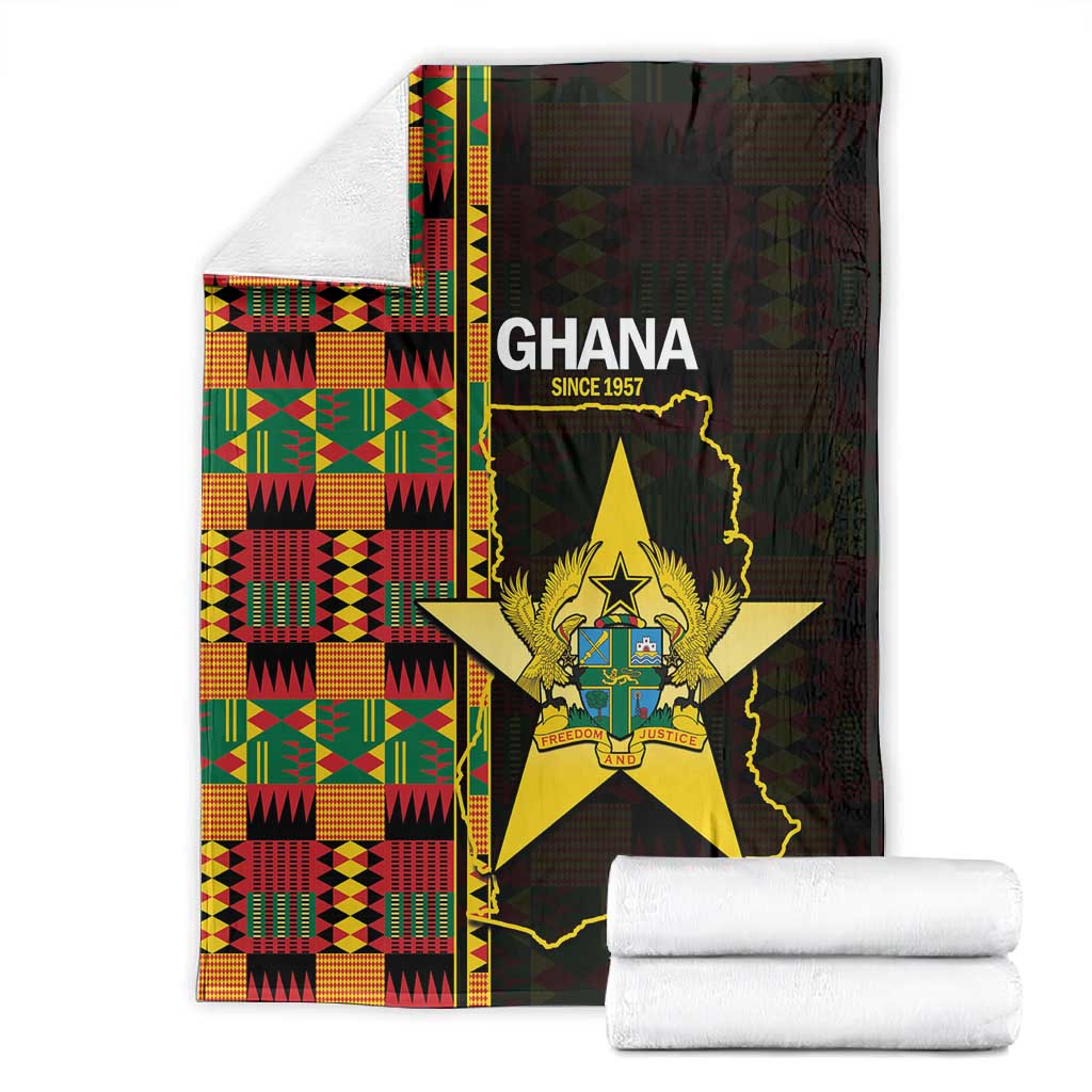 Afro Ghana Independence Day Blanket Ghanaian 1957 Kente Pattern LT14