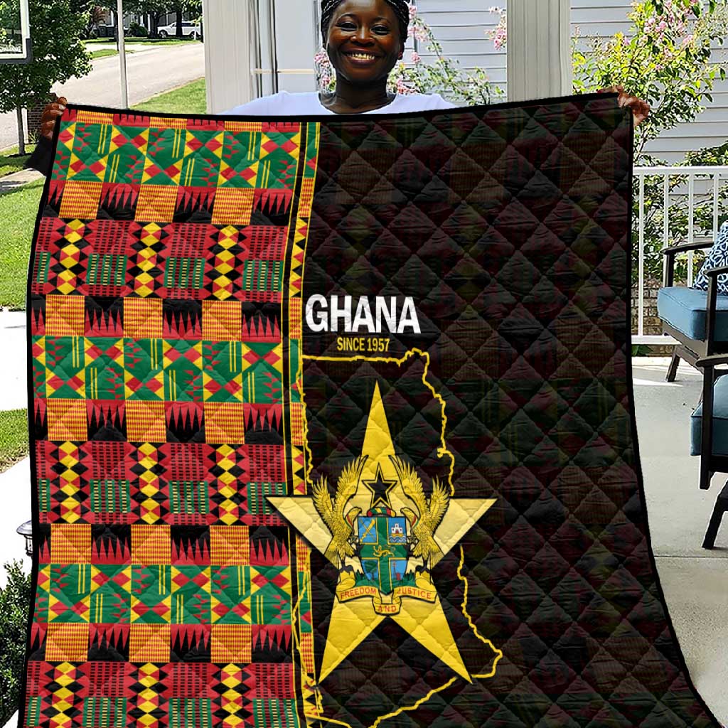 Afro Ghana Independence Day Quilt Ghanaian 1957 Kente Pattern LT14