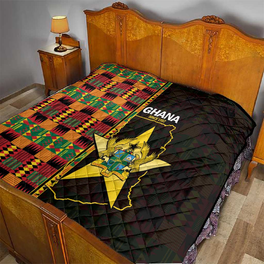 Afro Ghana Independence Day Quilt Ghanaian 1957 Kente Pattern LT14