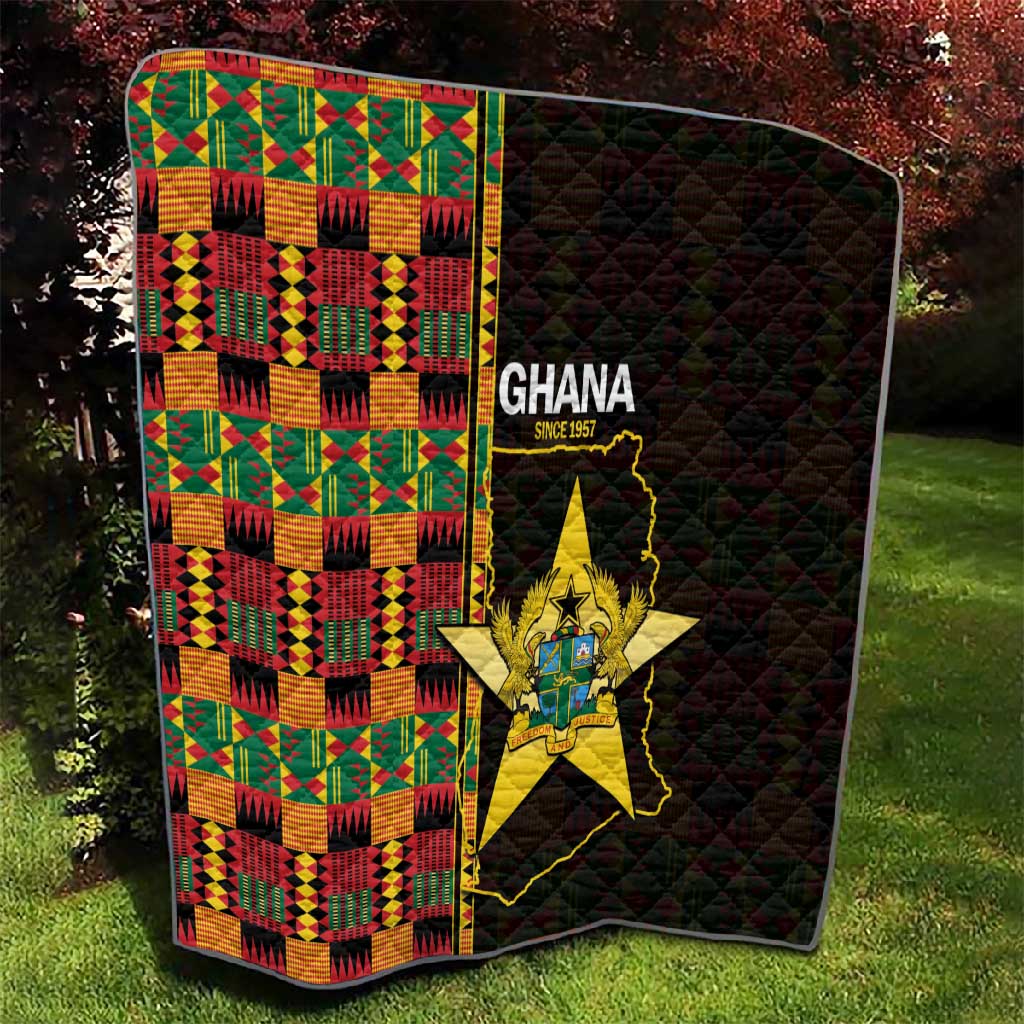 Afro Ghana Independence Day Quilt Ghanaian 1957 Kente Pattern LT14