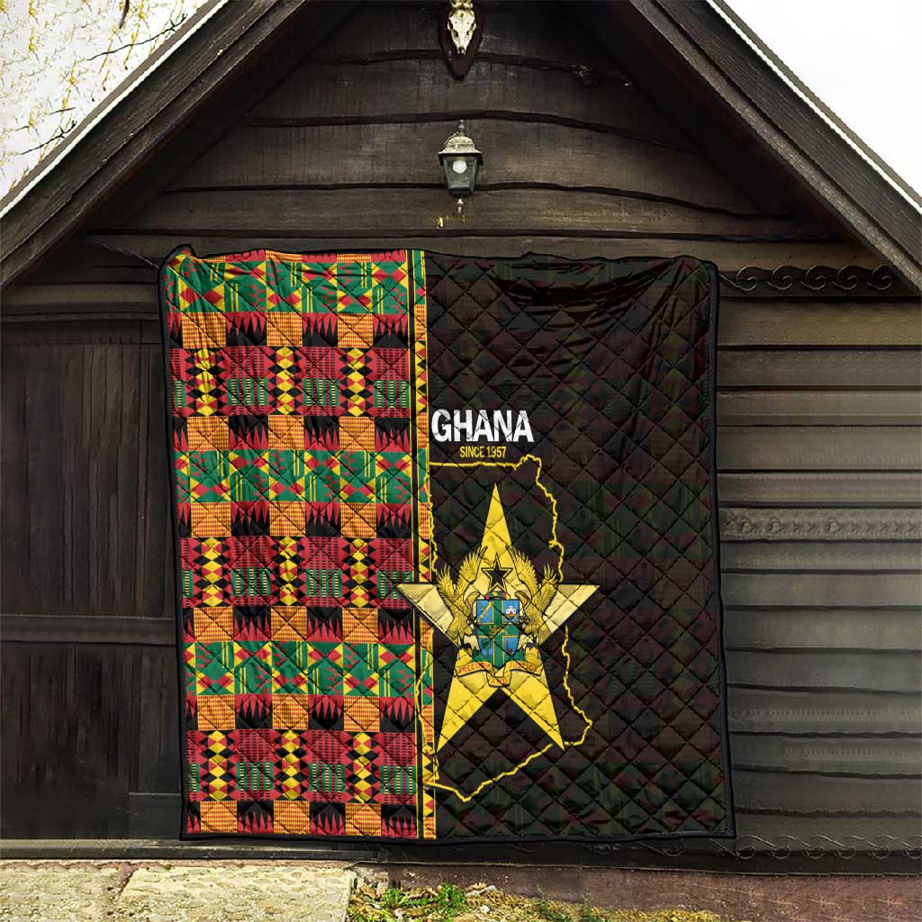 Afro Ghana Independence Day Quilt Ghanaian 1957 Kente Pattern LT14