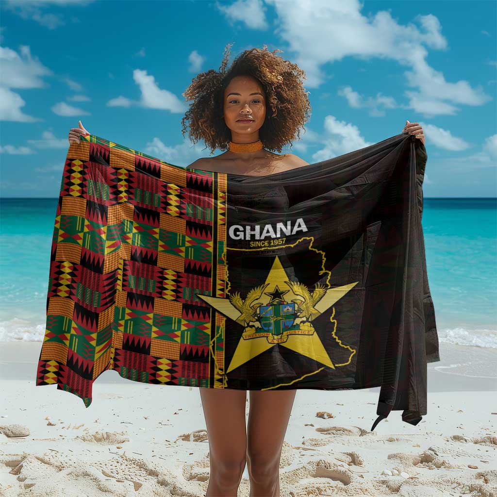 Afro Ghana Independence Day Sarong Ghanaian 1957 Kente Pattern LT14