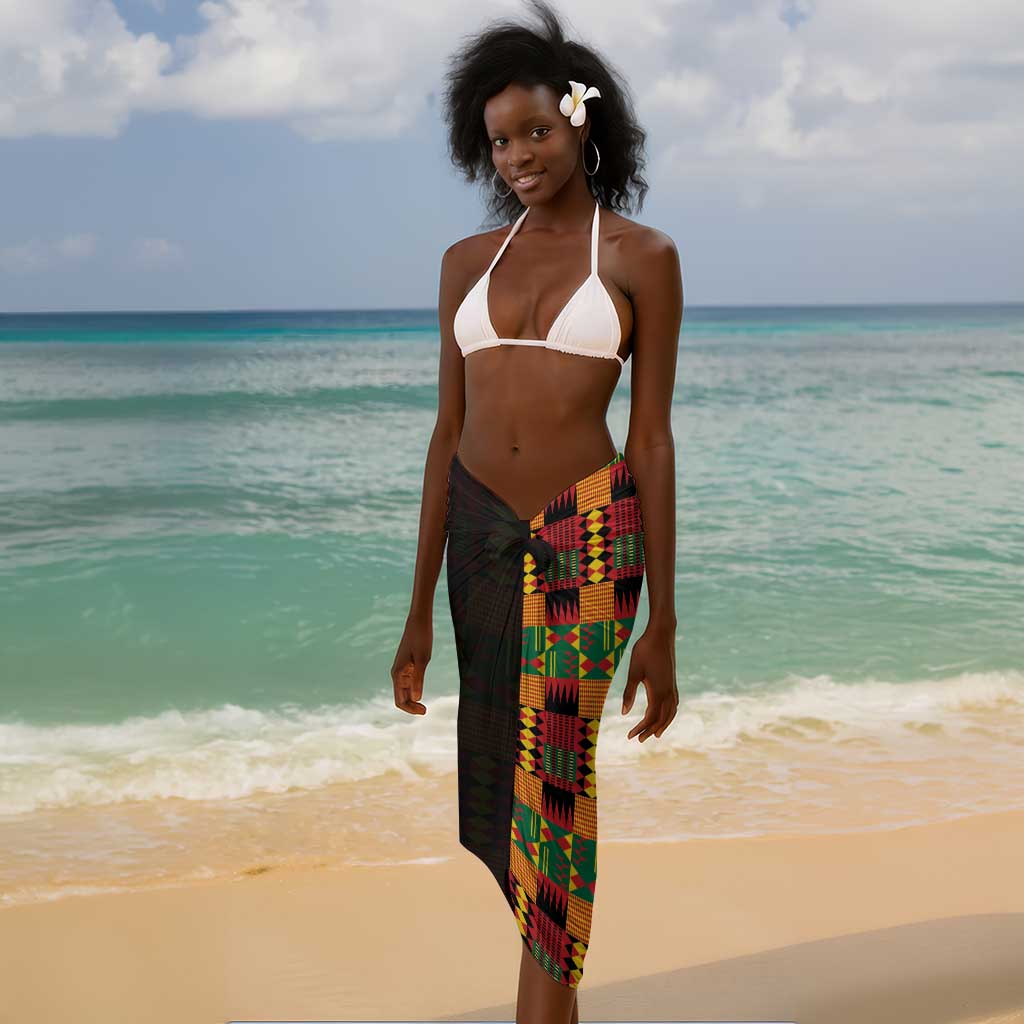 Afro Ghana Independence Day Sarong Ghanaian 1957 Kente Pattern LT14
