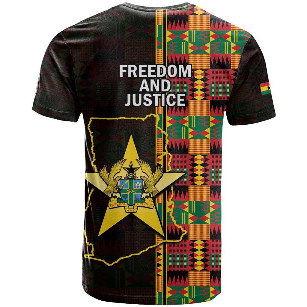 Afro Ghana Independence Day T shirt Ghanaian 1957 Kente Pattern LT14