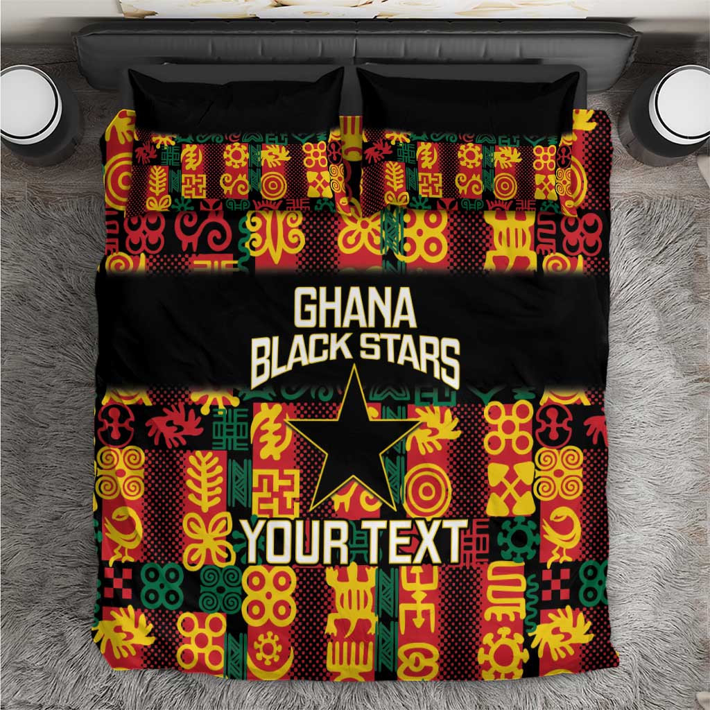 Custom Ghana Black Stars Bedding Set Adinkra Pattern - Football Style LT14
