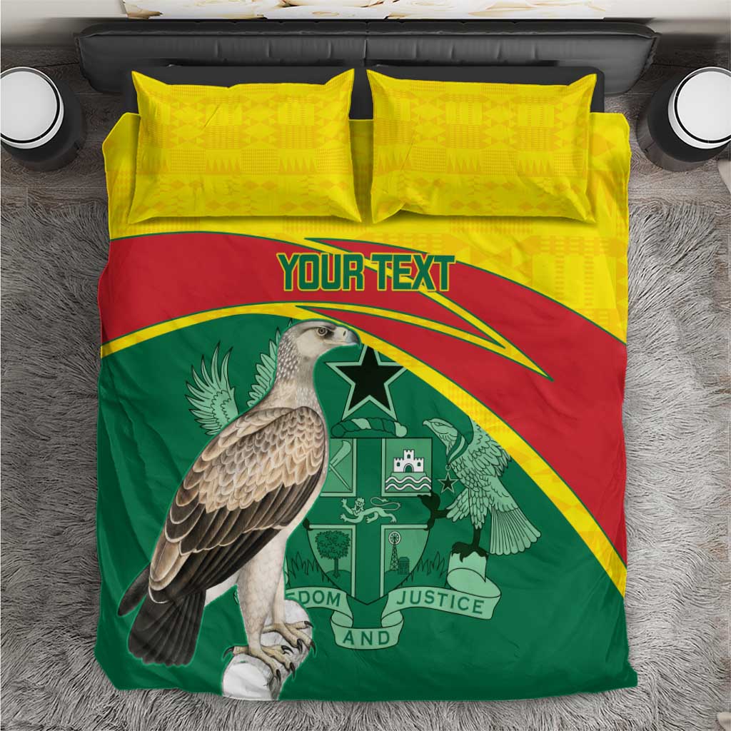 Custom Ghana Black Batters Bedding Set Ghanaian Tawny Eagle - Cricket Style LT14