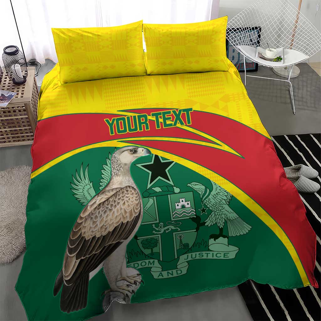 Custom Ghana Black Batters Bedding Set Ghanaian Tawny Eagle - Cricket Style LT14