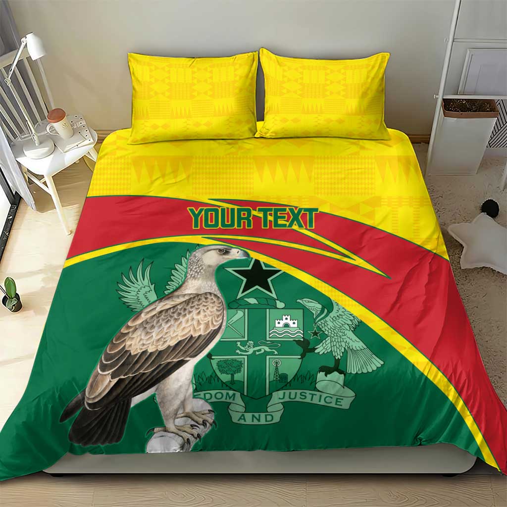 Custom Ghana Black Batters Bedding Set Ghanaian Tawny Eagle - Cricket Style LT14