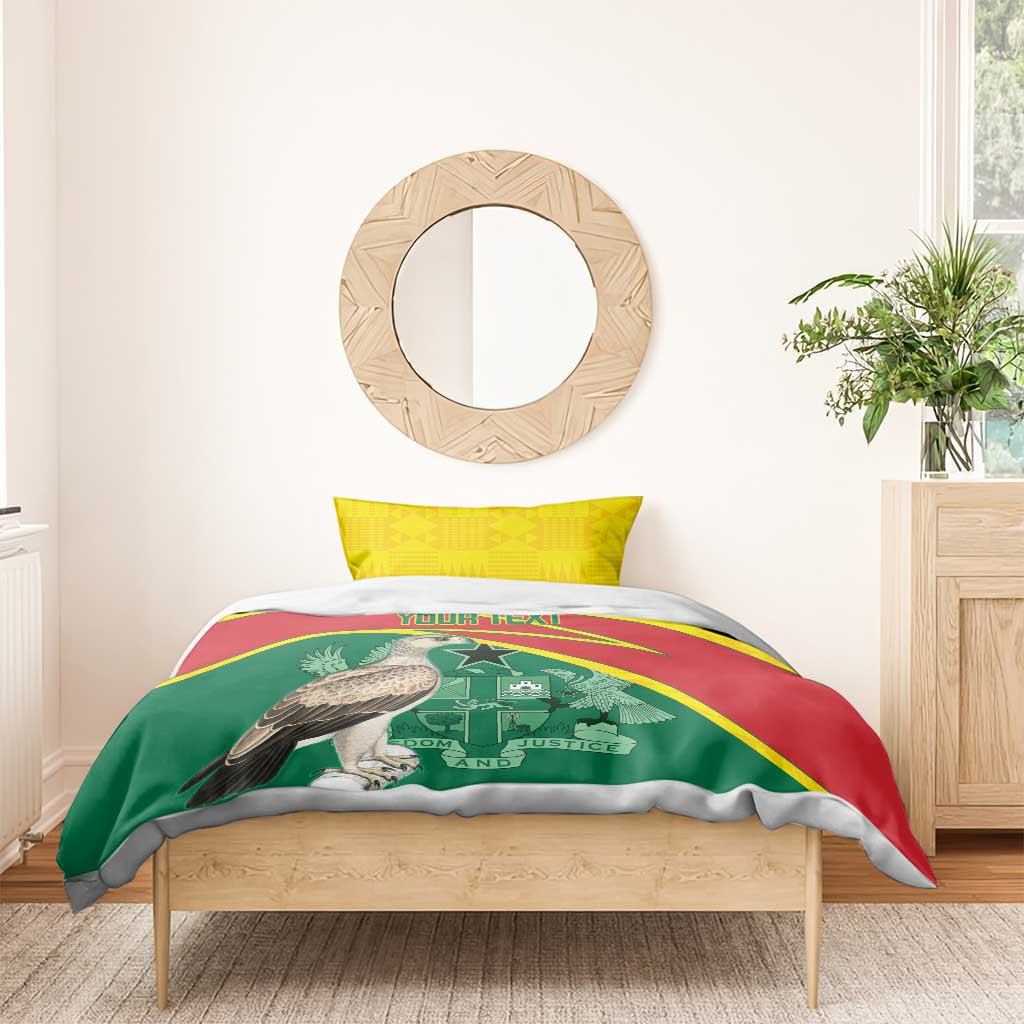 Custom Ghana Black Batters Bedding Set Ghanaian Tawny Eagle - Cricket Style LT14