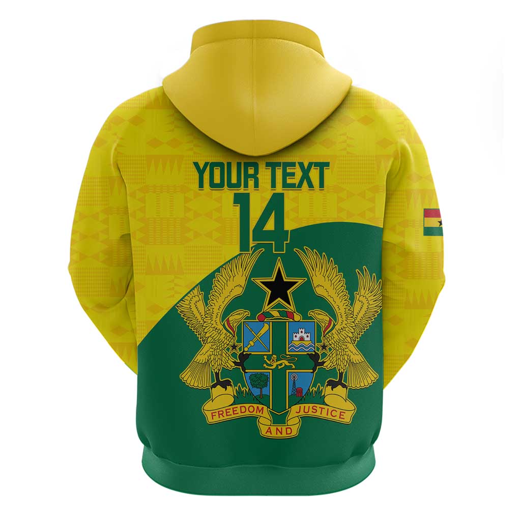Custom Ghana Cricket Hoodie Go Ghanaian Tawny Eagle LT14