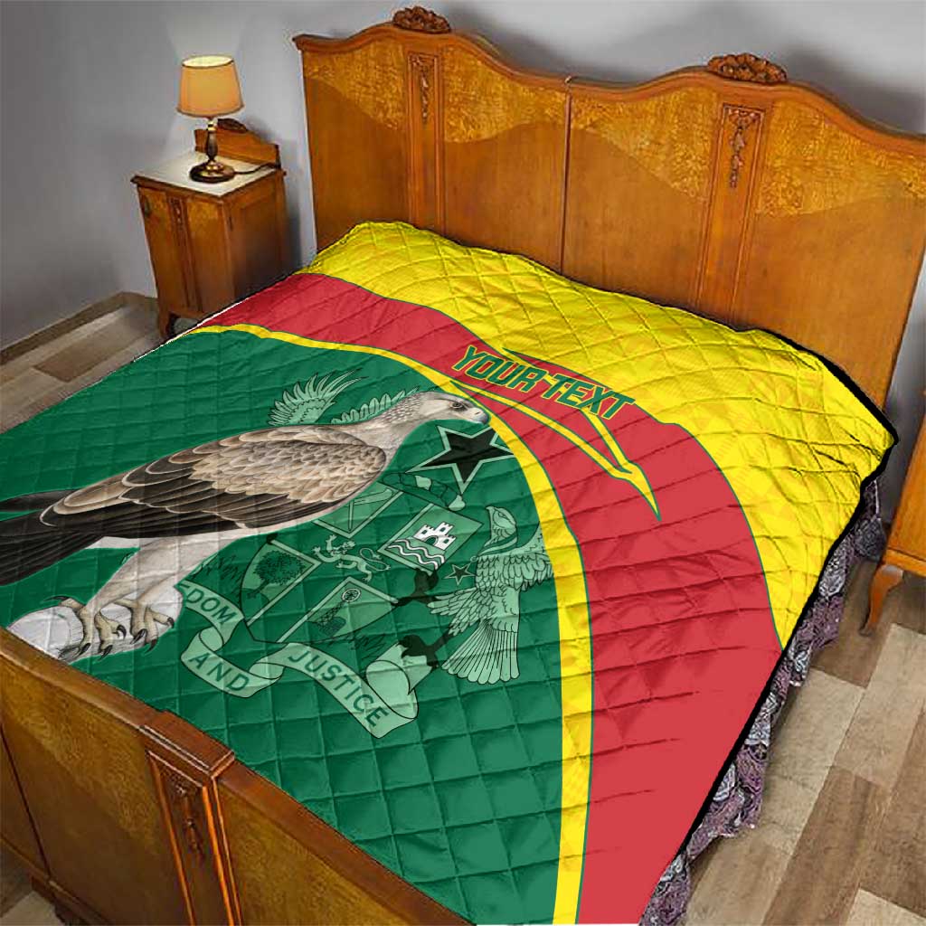 Custom Ghana Black Batters Quilt Ghanaian Tawny Eagle - Cricket Style LT14
