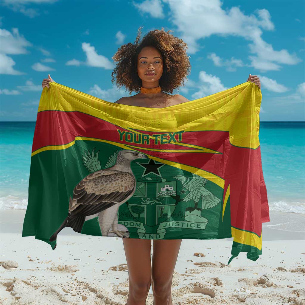 Custom Ghana Black Batters Sarong Ghanaian Tawny Eagle - Cricket Style LT14