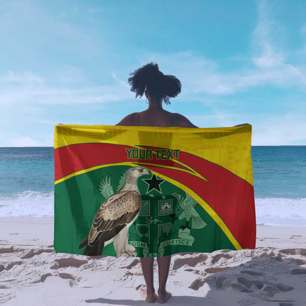 Custom Ghana Black Batters Sarong Ghanaian Tawny Eagle - Cricket Style LT14