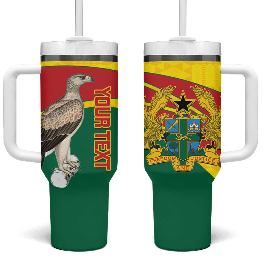 Custom Ghana Black Batters Tumbler With Handle Ghanaian Tawny Eagle - Cricket Style LT14