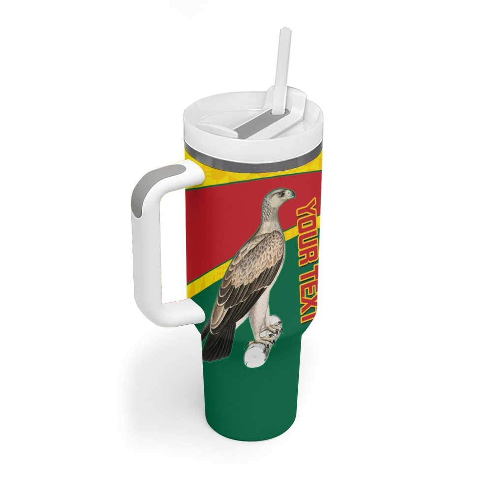 Custom Ghana Black Batters Tumbler With Handle Ghanaian Tawny Eagle - Cricket Style LT14