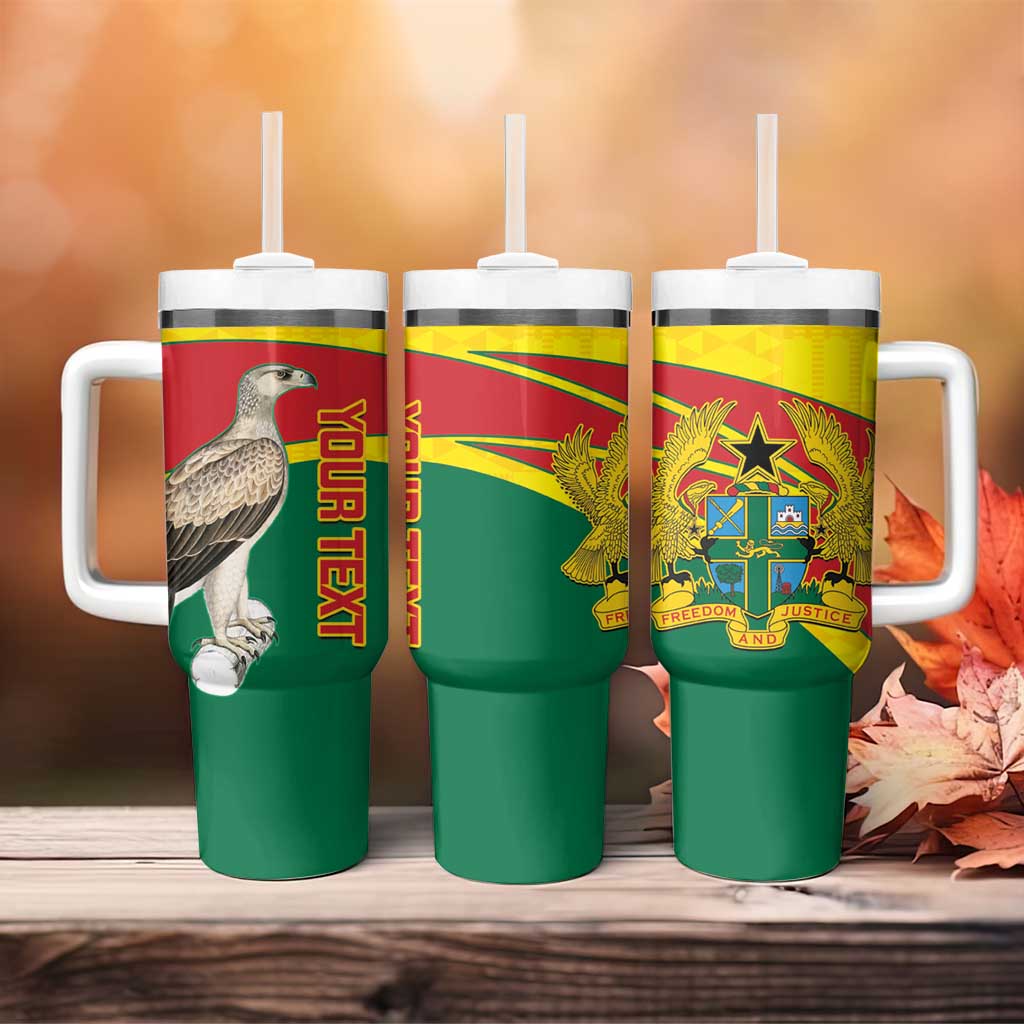 Custom Ghana Black Batters Tumbler With Handle Ghanaian Tawny Eagle - Cricket Style LT14