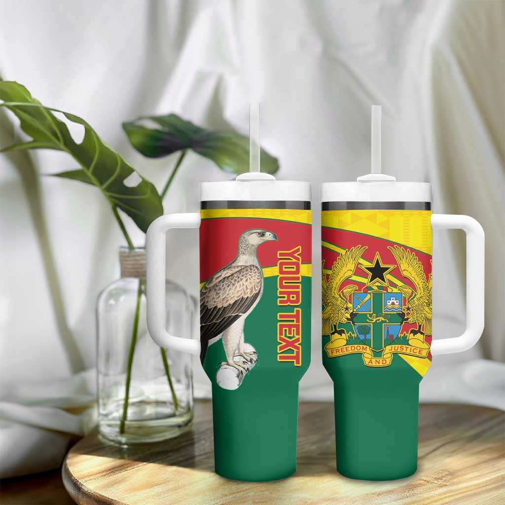 Custom Ghana Black Batters Tumbler With Handle Ghanaian Tawny Eagle - Cricket Style LT14