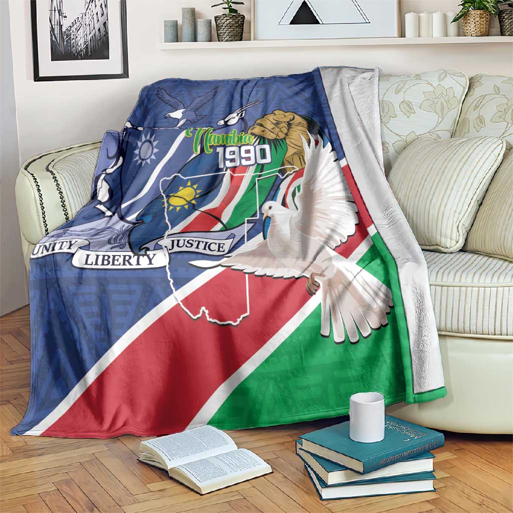 Afro Namibia Independence Day Blanket Namibian 1990 African Pattern LT14